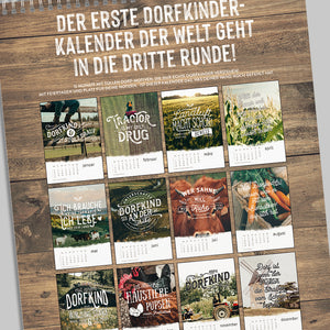 Kalender Sprüche Dorf landwirt 2022