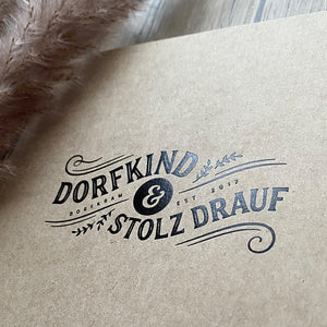 Notizheft Dorfkind und stolz drauf Timer