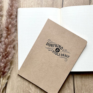 Notizbuch Dorfkind und stolz drauf