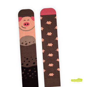 Motivsocken Schwein Bauernhof Sau lustige Socken Farmer Bauer Dorfkram®