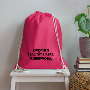 Zwischen Realität und Kerb. Irgendwo da ⎪Turnbeutel - Fuchsia