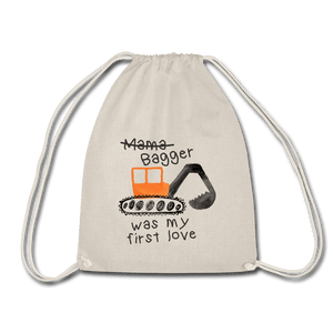 Bagger was my first love⎪Turnbeutel - Natur