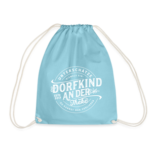 Theke / Turnbeutel - Aqua