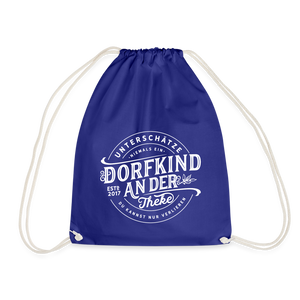 Theke / Turnbeutel - Königsblau