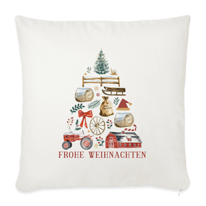 Kissen Weihnachten Dorf weiß