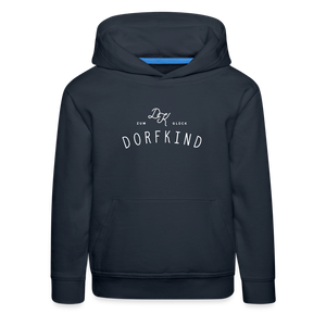 Kinder Hoodie Dorfkind navy