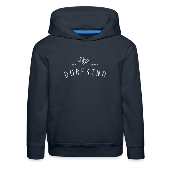 Kinder Hoodie Dorfkind navy