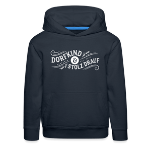 Dorfkind und stolz drauf / Kinder Premium Hoodie - Navy
