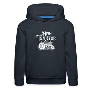 Mein Traktor, meine Regeln / Kinder Premium Hoodie - Navy