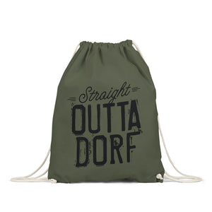 Dorfkind Rucksack straight outta Dorf Beutel