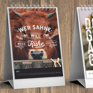 Landwirtschaft Kalender Dorfkram® 2022 Kühe