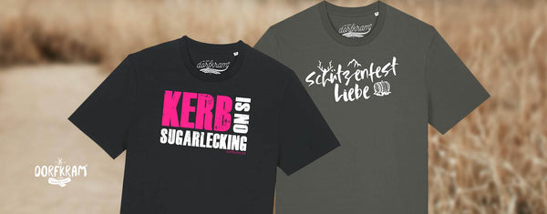 Dorf Kleidung Kerb Sprüche und Schützenfest Shirt