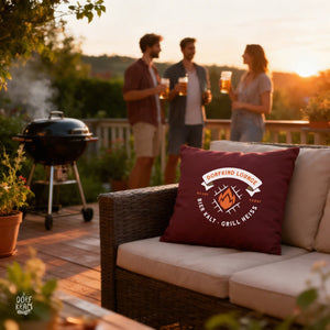 Dorfkind Kissen Grill Spruch OKF