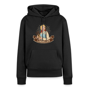 Landheldin / Damen Premium Hoodie - Schwarz