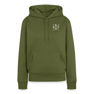 Kerb Badge / Damen Premium Hoodie - Khaki