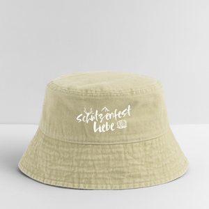 Schützenfest Liebe / Vintage Bucket Hat - Vintage Beige
