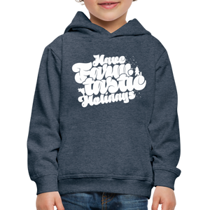 Have Farmtastic Holidays / Kinder Premium Hoodie - Jeansblau