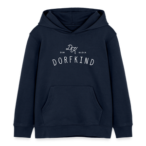Zum Glück Dorfkind / Kinder Organic Hoodie - Navy