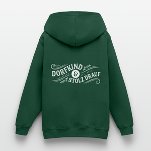 Dorfkind und stolz drauf / Teenager Premium Hoodie - Flaschengrün