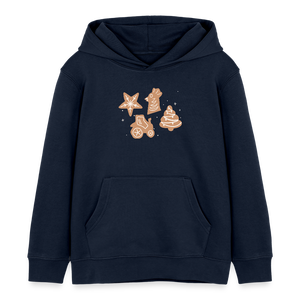 Weihnachtsplätzchen / Kinder Organic Hoodie - Navy