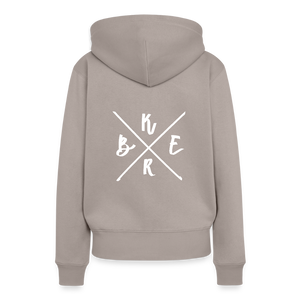 Kerb Badge / Damen Premium Hoodie - Taupe
