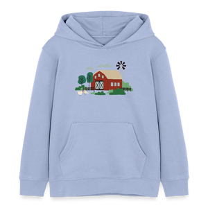 Bauernhof Hofkind / Kinder Organic Hoodie - Sky