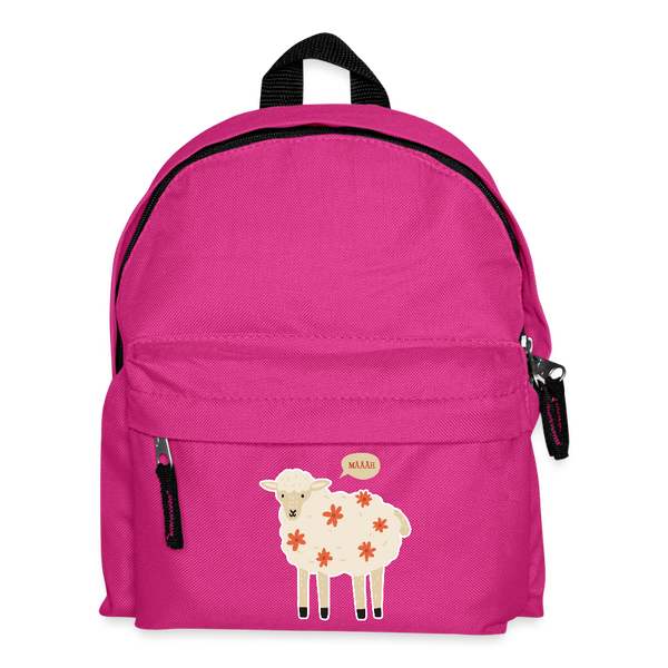 Schaf / Kinder Rucksack - Fuchsia