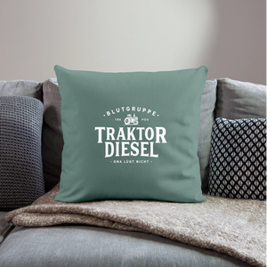 Blutgruppe Traktordiesel / Kissenbezug - Tanngrün