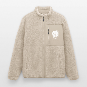 Die Welt ist ein Dorf / Relaxed Fit Unisex Sherpajacke von Stanley/Stella - Beige