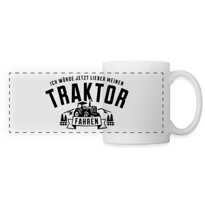 Lieber traktor fahren Tasse - Weiß