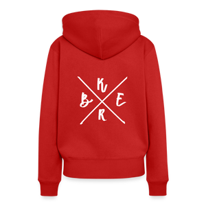 Kerb Badge / Damen Premium Hoodie - Rot