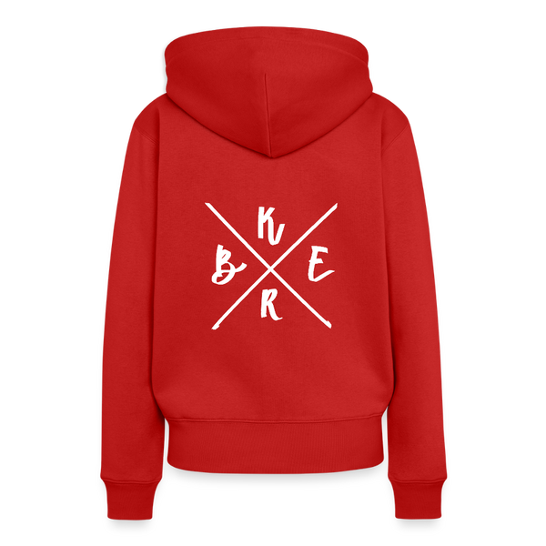 Kerb Badge / Damen Premium Hoodie - Rot