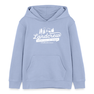 Landcrew - Dorfkind für immer / Kinder Organic Hoodie - Sky