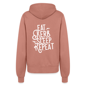Eat Kerb / Frauen Kapuzenjacke - Altrosa