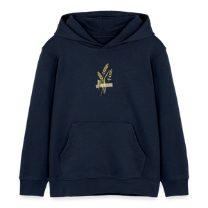 Getreide Weizen - Dorfkind / Kinder Organic Hoodie - Navy