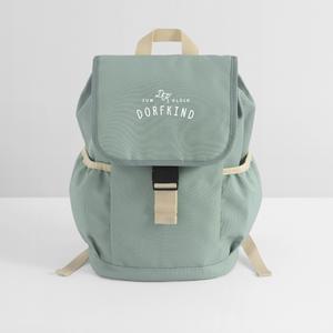Kinder Recycelter Rucksack - Nebelgrün
