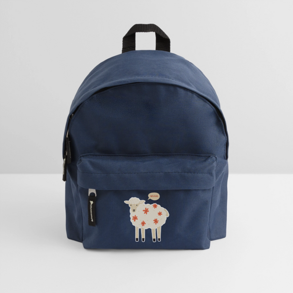 Schaf / Kinder Rucksack - Navy