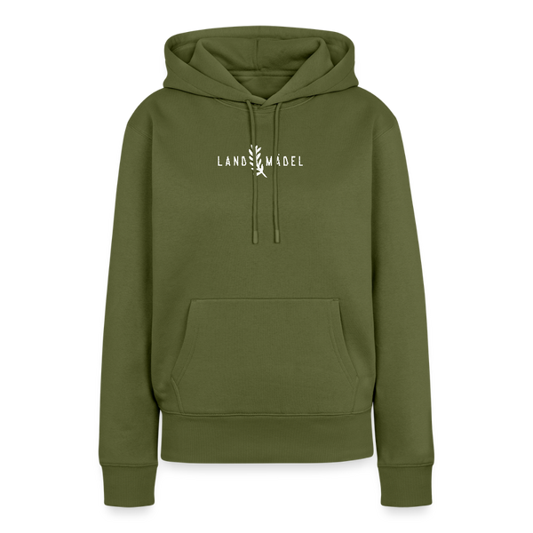 Landmädel / Damen Premium Hoodie - Khaki