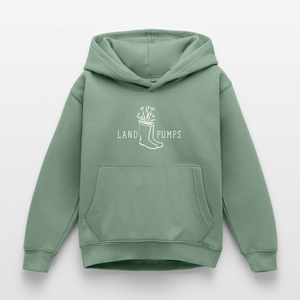 Landpumps / Kinder Premium Hoodie - Graugrün