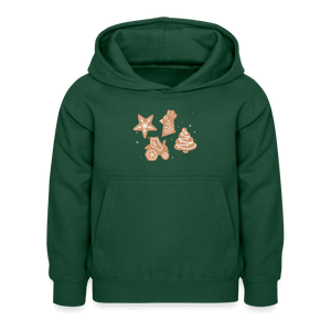 Weihnachtsplätzchen / Kinder Premium Hoodie - Flaschengrün