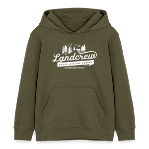 Landcrew - Dorfkind für immer / Kinder Organic Hoodie - Khaki