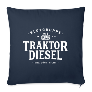 Blutgruppe Traktordiesel / Kissenbezug - Navy