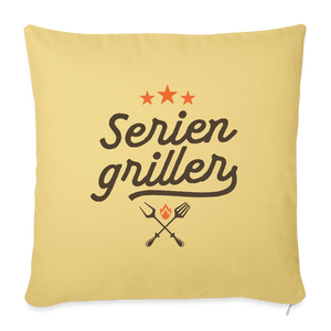 Seriengriller / Kissenbezug - Hellgelb