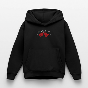Weihnachten Kuh Moh Ho ho / Kinder Premium Hoodie - Schwarz