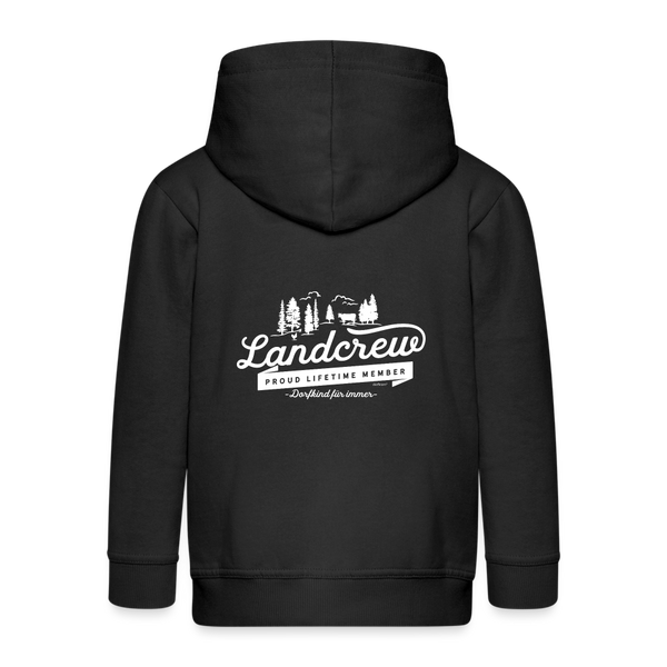 Landcrew / Dorfkind für immer / Kinder Premium Jacke - Schwarz