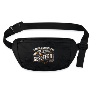 Genug getrunken / Gürteltasche - Schwarz