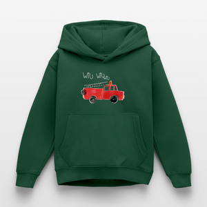 Feuerwehrauto / Kinder Premium Hoodie - Flaschengrün