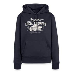 Support local Farmers / Unterstütze die Bauern / Damen Premium Hoodie - Navy