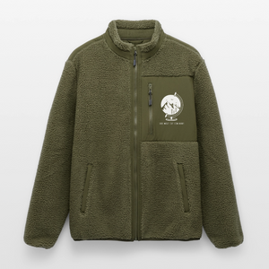 Die Welt ist ein Dorf / Relaxed Fit Unisex Sherpajacke von Stanley/Stella - Khaki