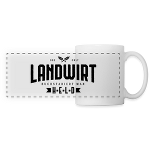 Landwirt buchstabiert man Held / Tasse - Weiß